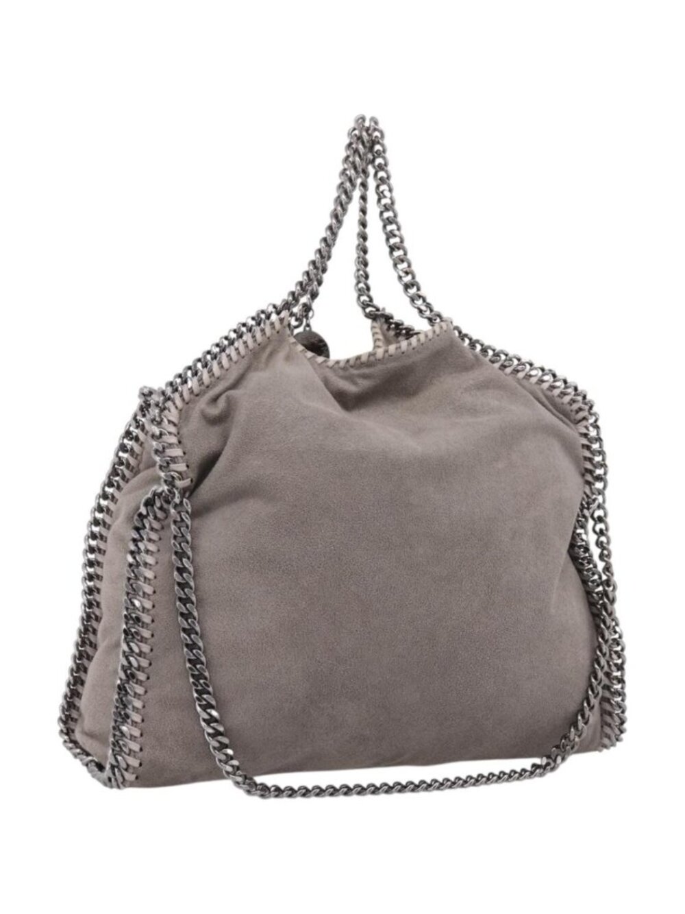 Stella McCartney Falabella Bag Polyester Gray Silver 234387